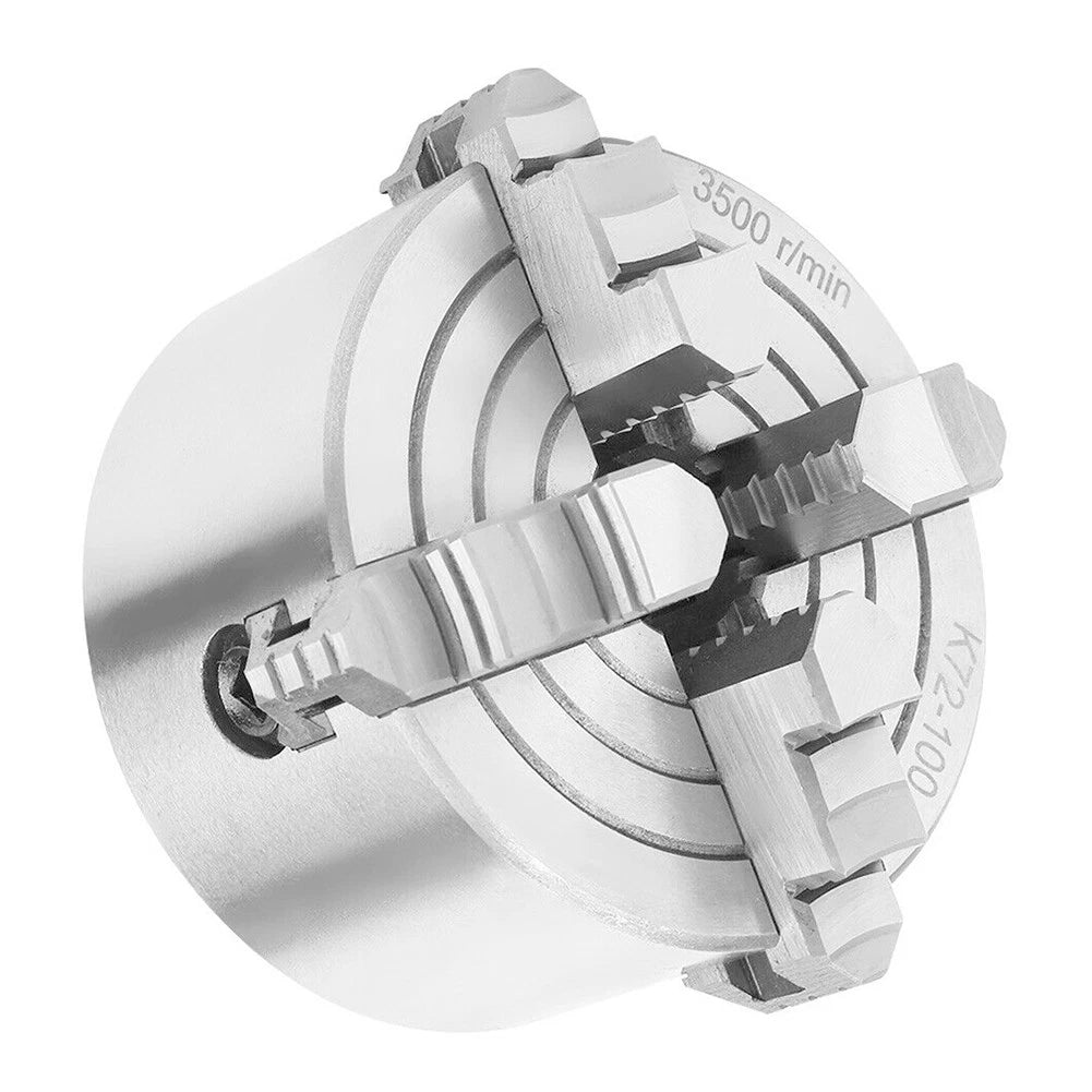 4" 4-Jaw Independent Reversible Lathe Chuck for Wood Turning K72-100