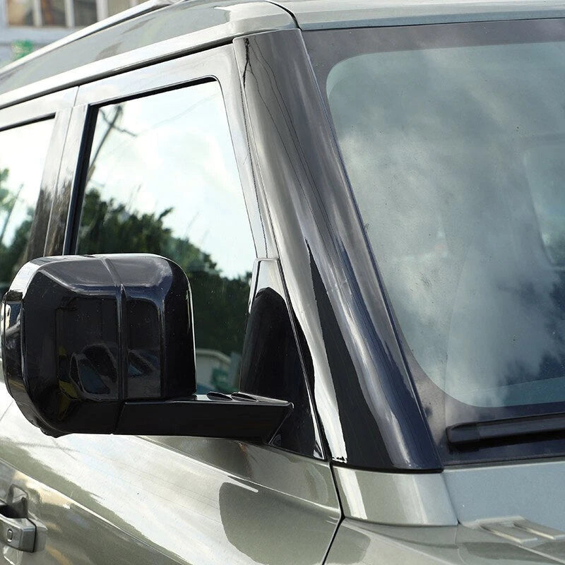 Front A-Pillar Trim Cover for LR Defender 90 2022-2024 Glossy Black