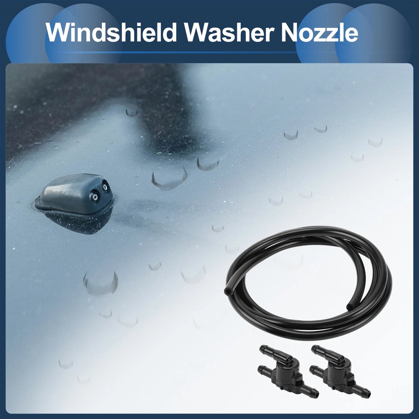Windshield Washer Nozzle With Fluid Hose for Toyota Corolla