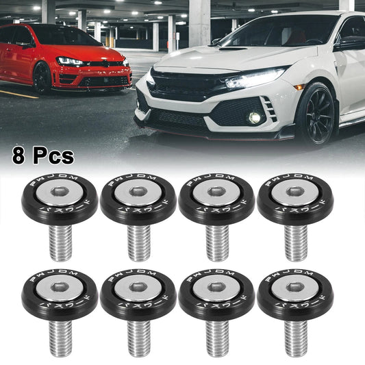8 x Fastener M6 Bumper Washer Bolt Trunk Mudguard Hatch for Motorcycle
