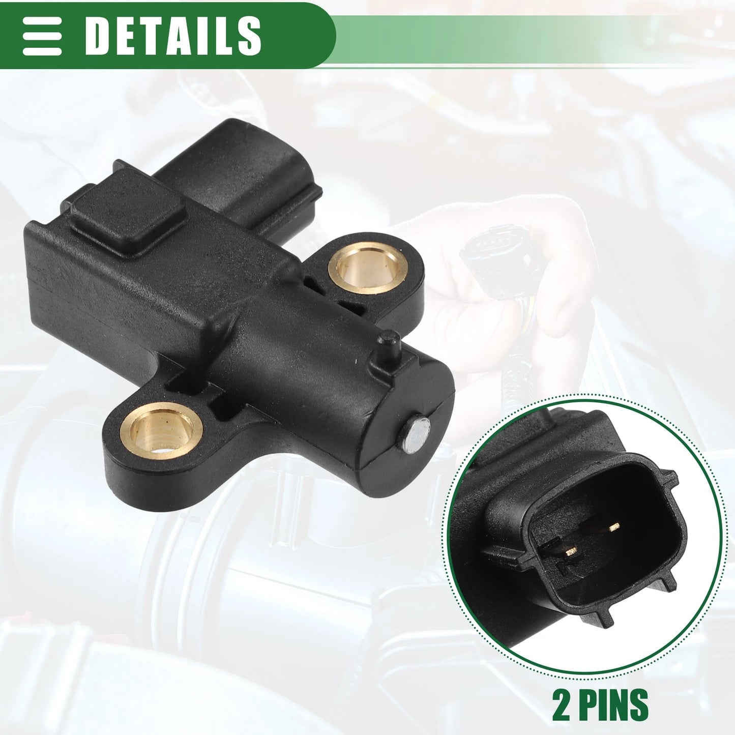 Crankshaft Position Sensor for Infiniti QX4 3.5L ABS Black