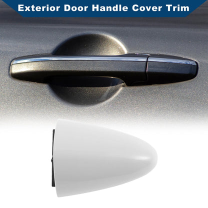 White ABS Exterior Door Handle Cover Trim for Kia Optima (2011-2016)