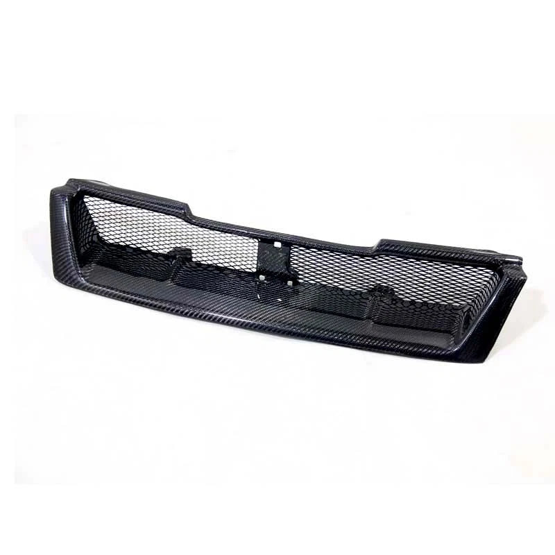 Real Carbon Fiber Front Bumper Grill Grille Fit for Nissan Skyline R33 GTR