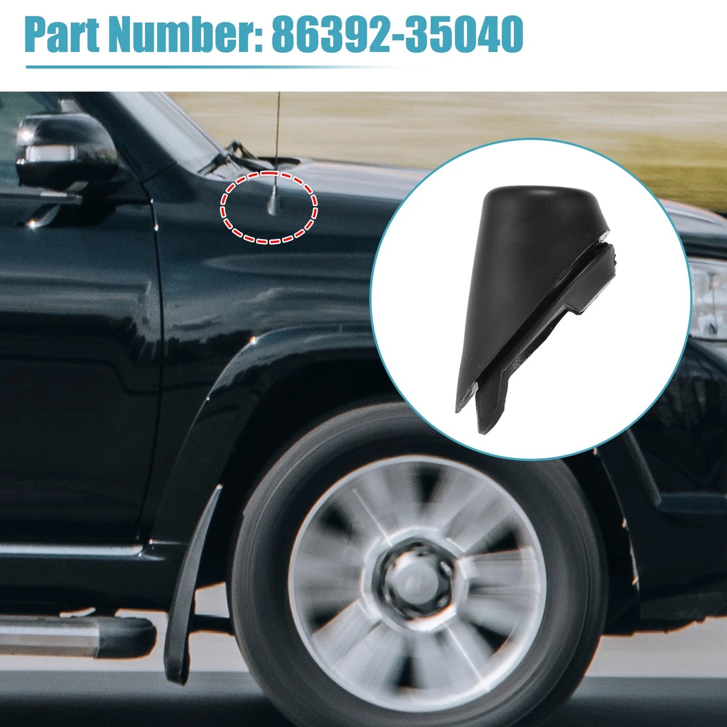 Antenna Ornament Base Mount for Toyota 4Runner (2010-2014)