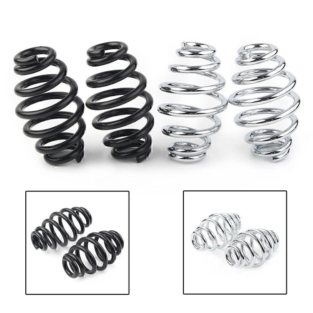 3" Barrel Coiled Solo Seat Springs for Harley Chopper Bobber Softail