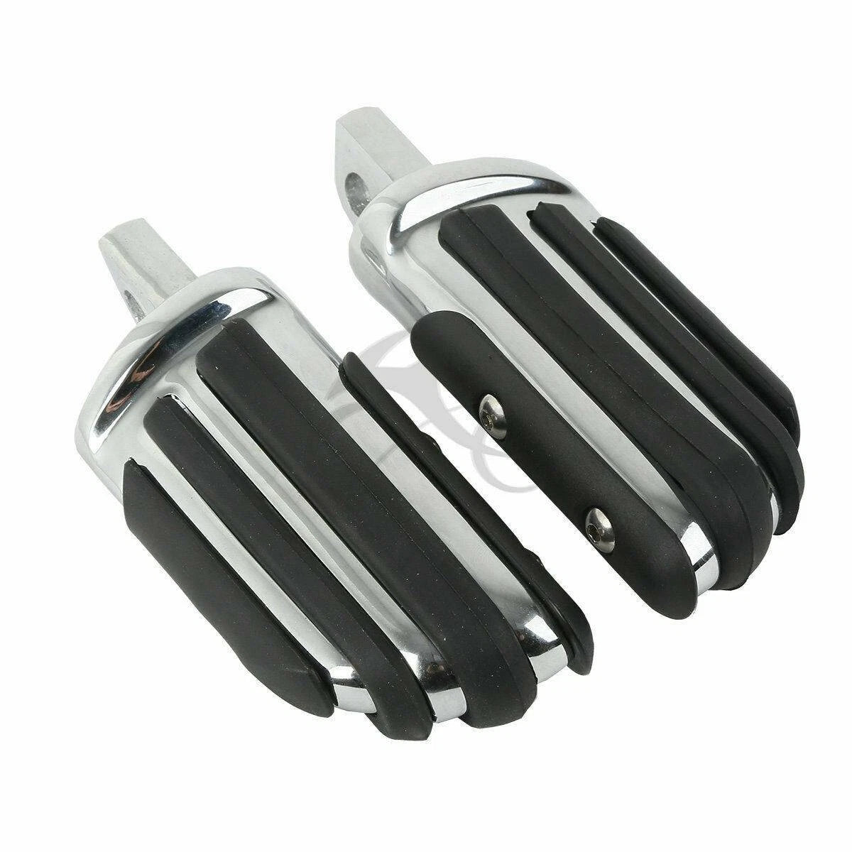 Chrome Passenger Footpeg Pilot Pegs for Harley Touring (1993-2025)