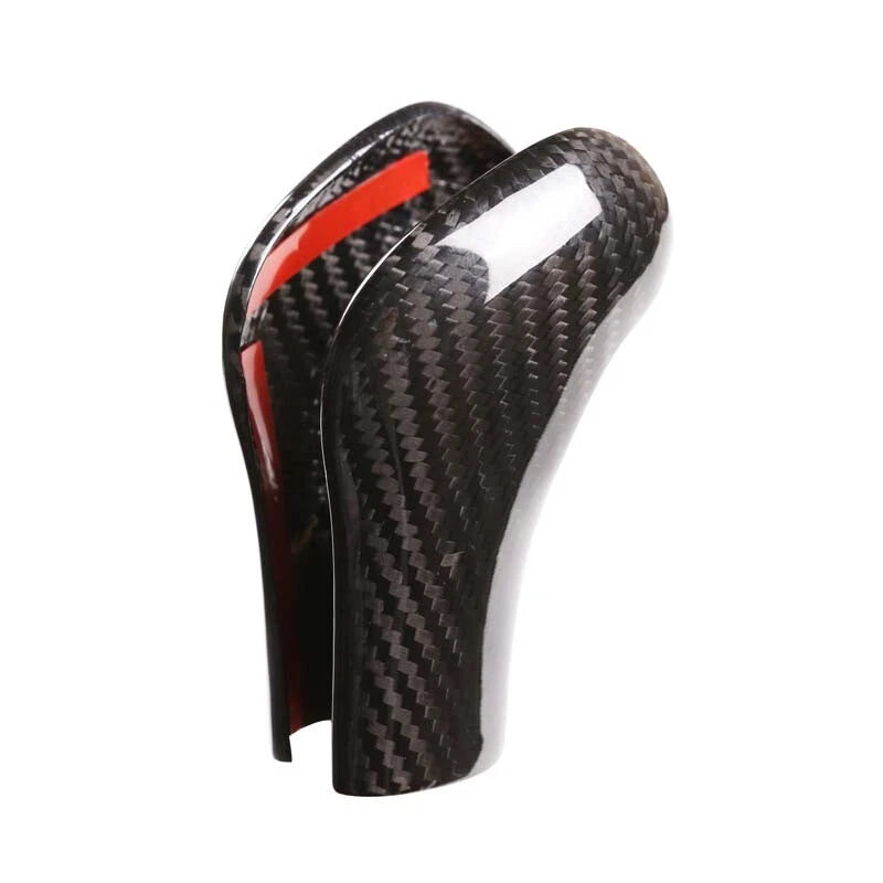 Real Carbon Fiber Gear Shifter Knob Cover Trim Fit For Porsche Cayenne 2011-2017