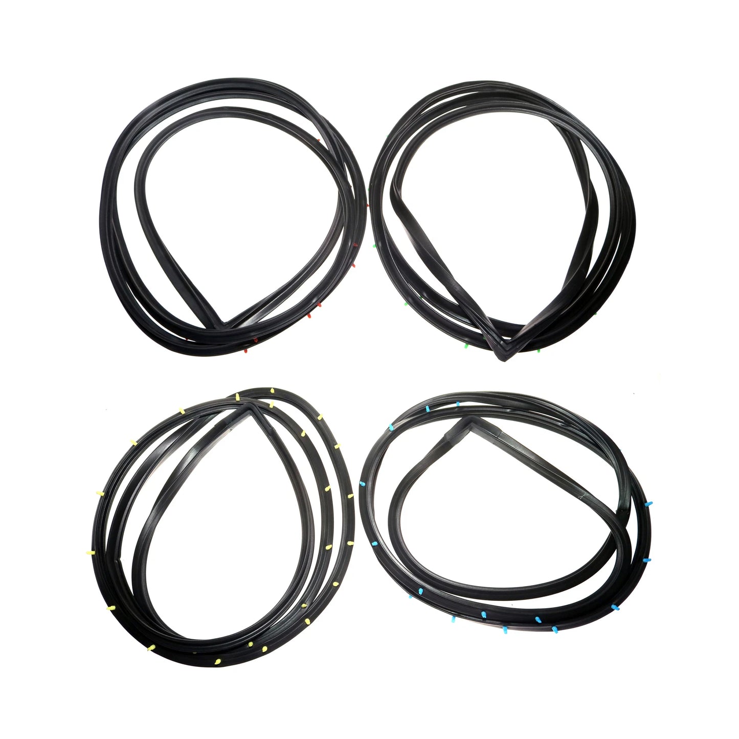 Front Rear Door Weatherstrip Set for Toyota Crown S60 MS60 MS64 MS65 Sedan 1971-1974