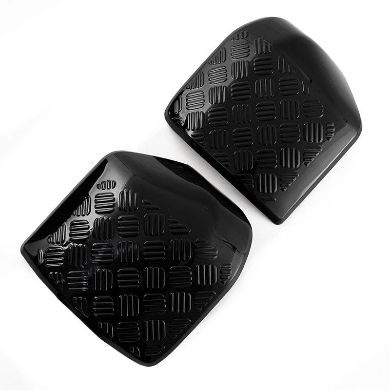 2 x Gloss Black Exterior Rear View Mirror Covers for Land Rover Defender (2020-2024)