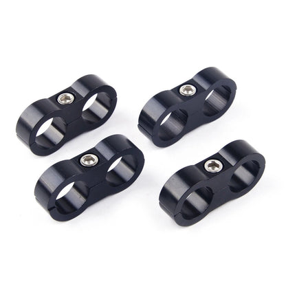 Braided AN10 Separator Clamp 4x Alloy Blue/Black