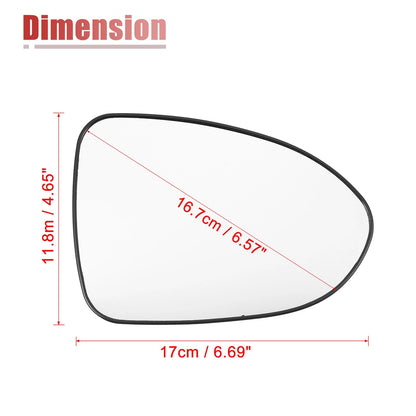 Heated Rearview Mirror Glass for Kia RIO (2012-2017)