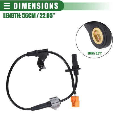 Rear Left & Right ABS Wheel Speed Sensor for Acura TL