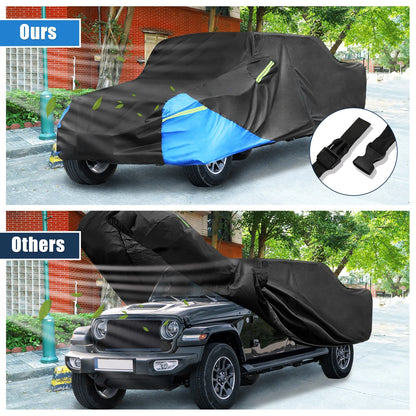 Truck Car Cover for Jeep Gladiator JT 2020-2022 Waterproof Black Blue