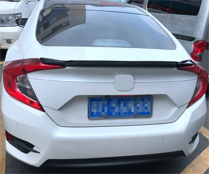 Black A Style Rear Trunk Spoiler Wing for Honda Civic Sedan (2016-2021)
