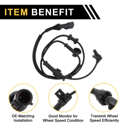 ABS Wheel Speed Sensor for Ford F-250 F-350 F-450 Super Duty (1999-2004)