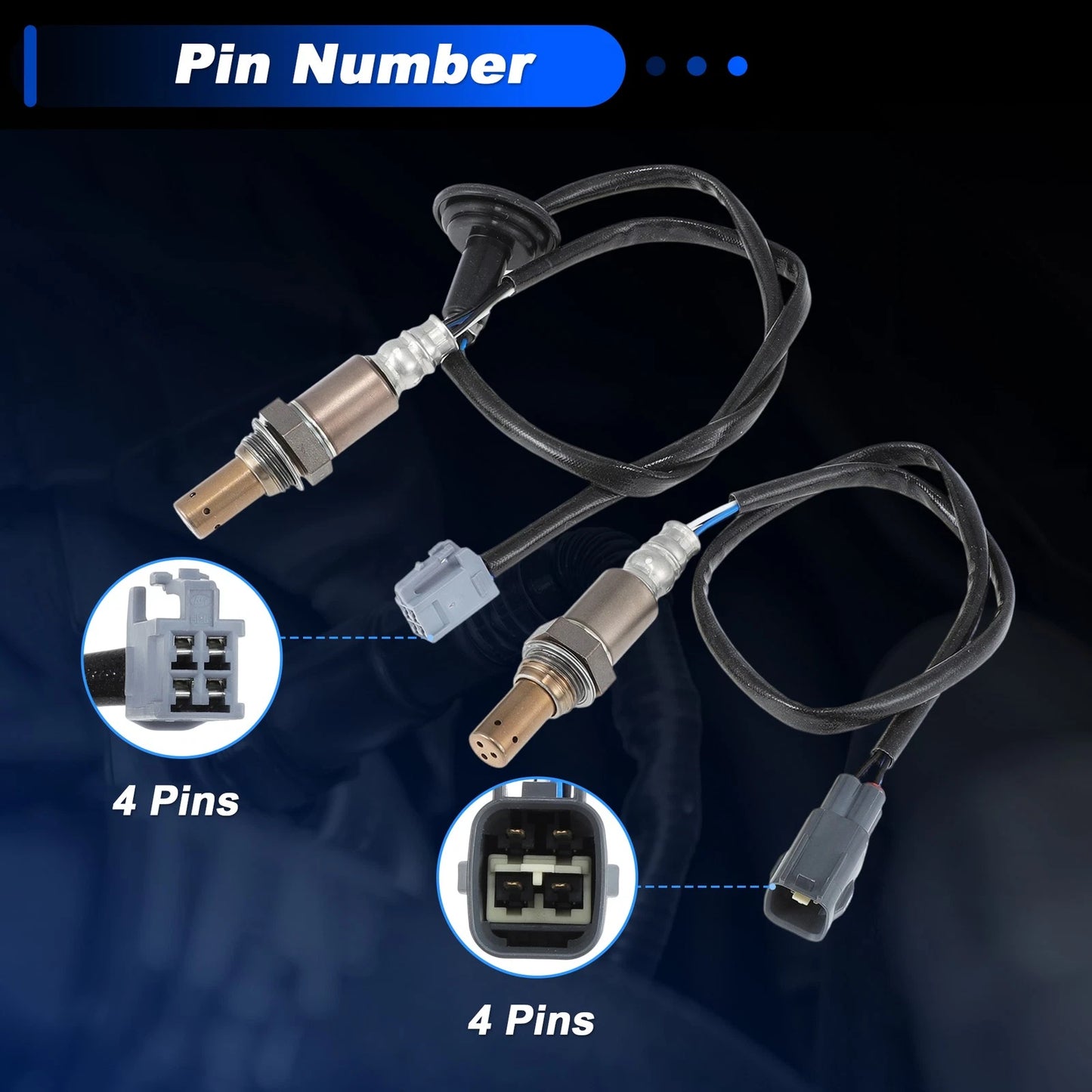 Oxygen Sensors  for Toyota Corolla CE Sedan 1.8L (2003-2004)