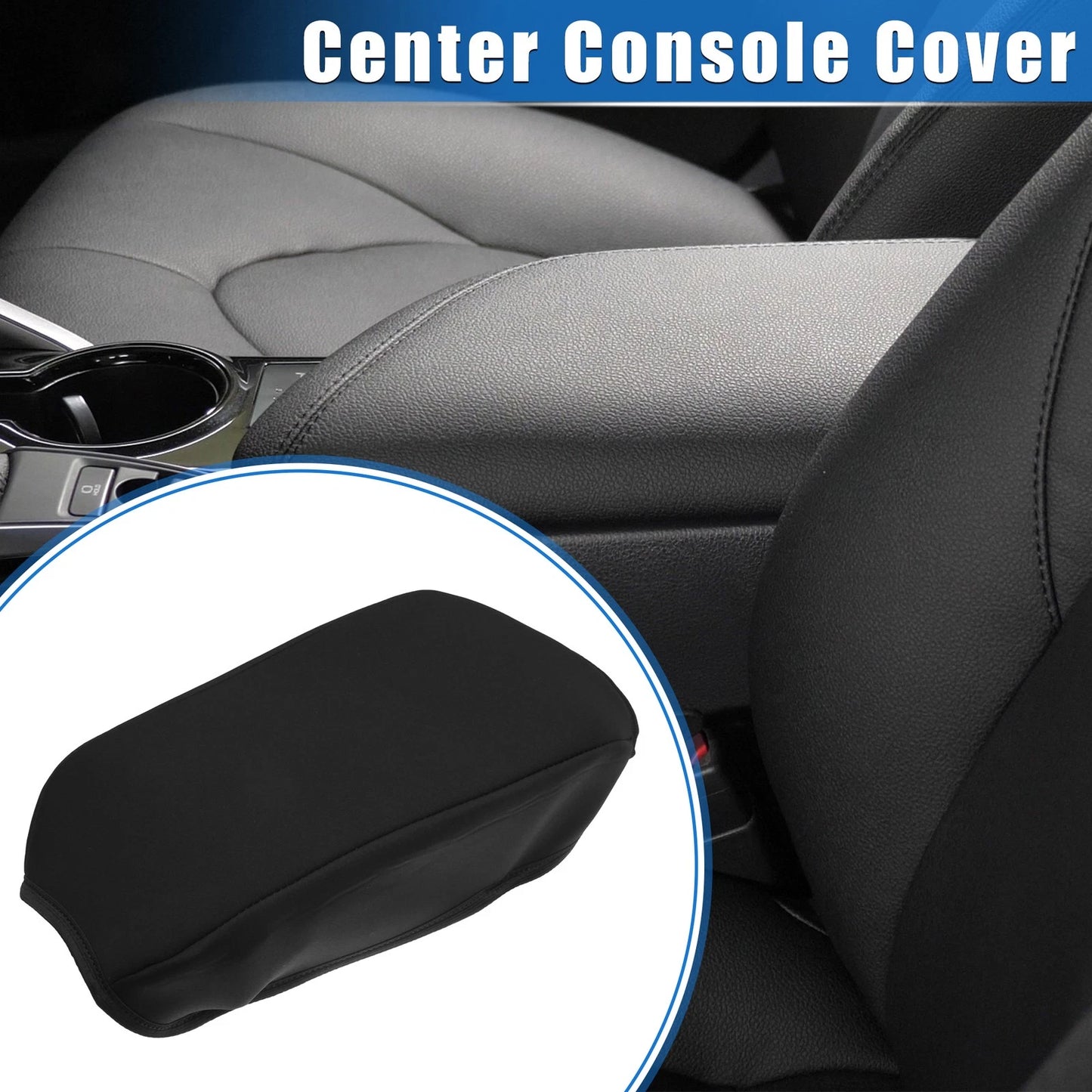 Armrest Protector Cover Pad for Jeep Compass 2010-2022 - Neoprene Black