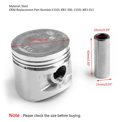 Piston Kit 53mm for Honda Rebel CA250 CMX 250 (1982-2014)