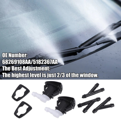 Car Windshield Washer Nozzle Set for Dodge Durango (2011-2023)