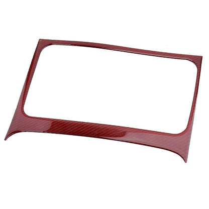Red Carbon Fiber Console Storage Box Trim for Honda Civic (2006-2011)