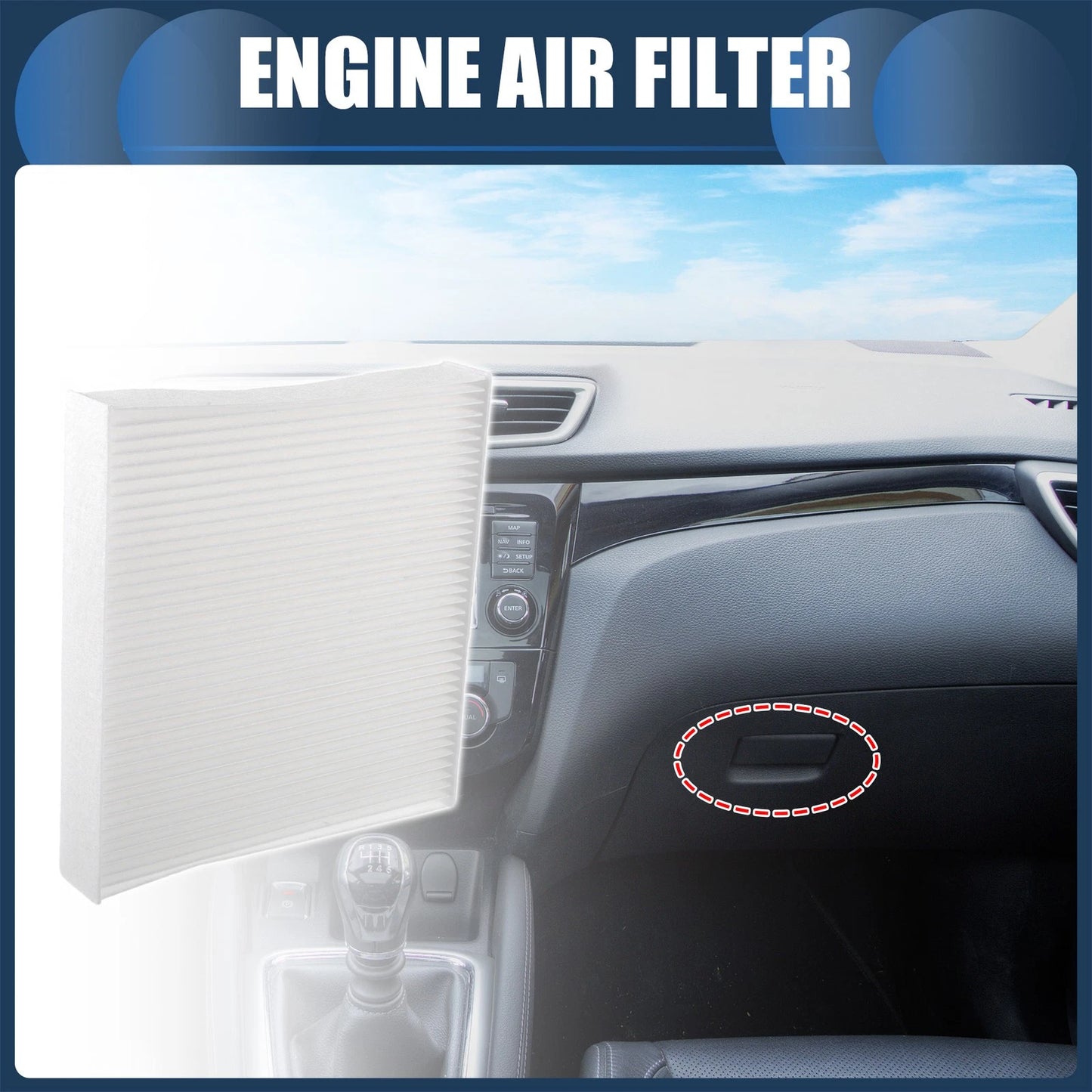 1 x Engine Air Filter for NISSAN ALTIMA (2019-2022)