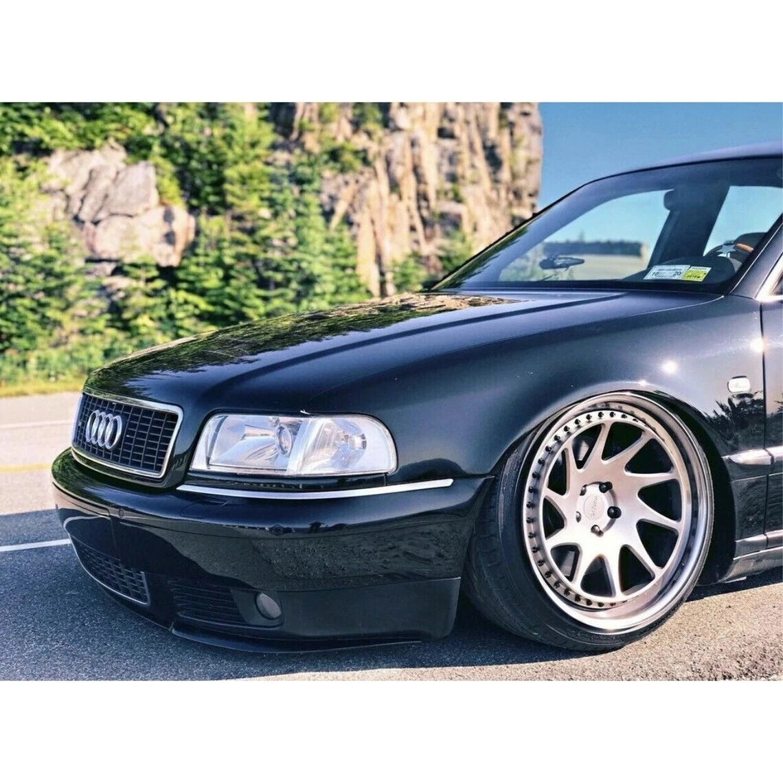Front Bumper Lip 3 Pcs for Audi A8 S8 D2 (1994-2002)