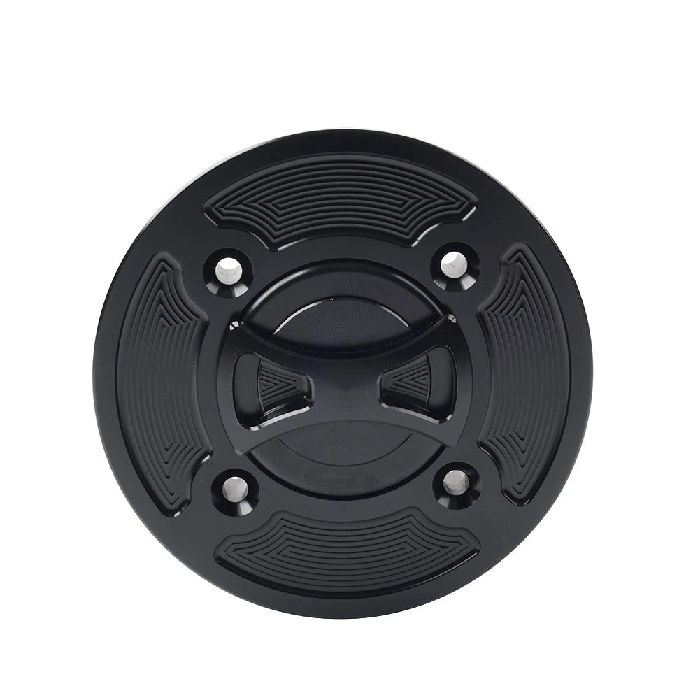CNC Black Gas Fuel Tank Cap Cover for DUCATI Panigale V4/S/R (2018-2021)