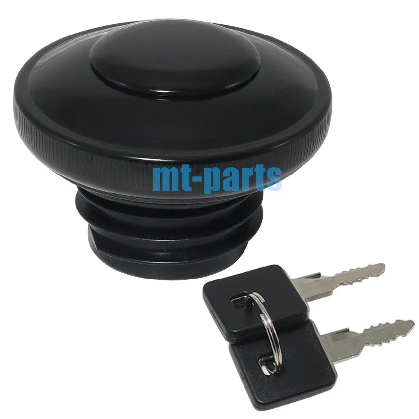 Black Gas Cap Cover for Harley-Davidson XL883C Sportster 883 (1999-2005)