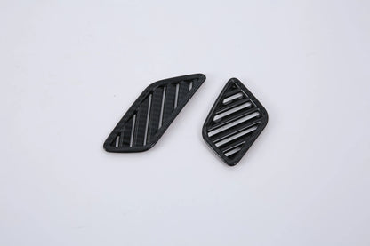 Carbon Fiber Front Upper Air Vent Outlet Frame Cover Trim for Audi Q5 (2018-2022)