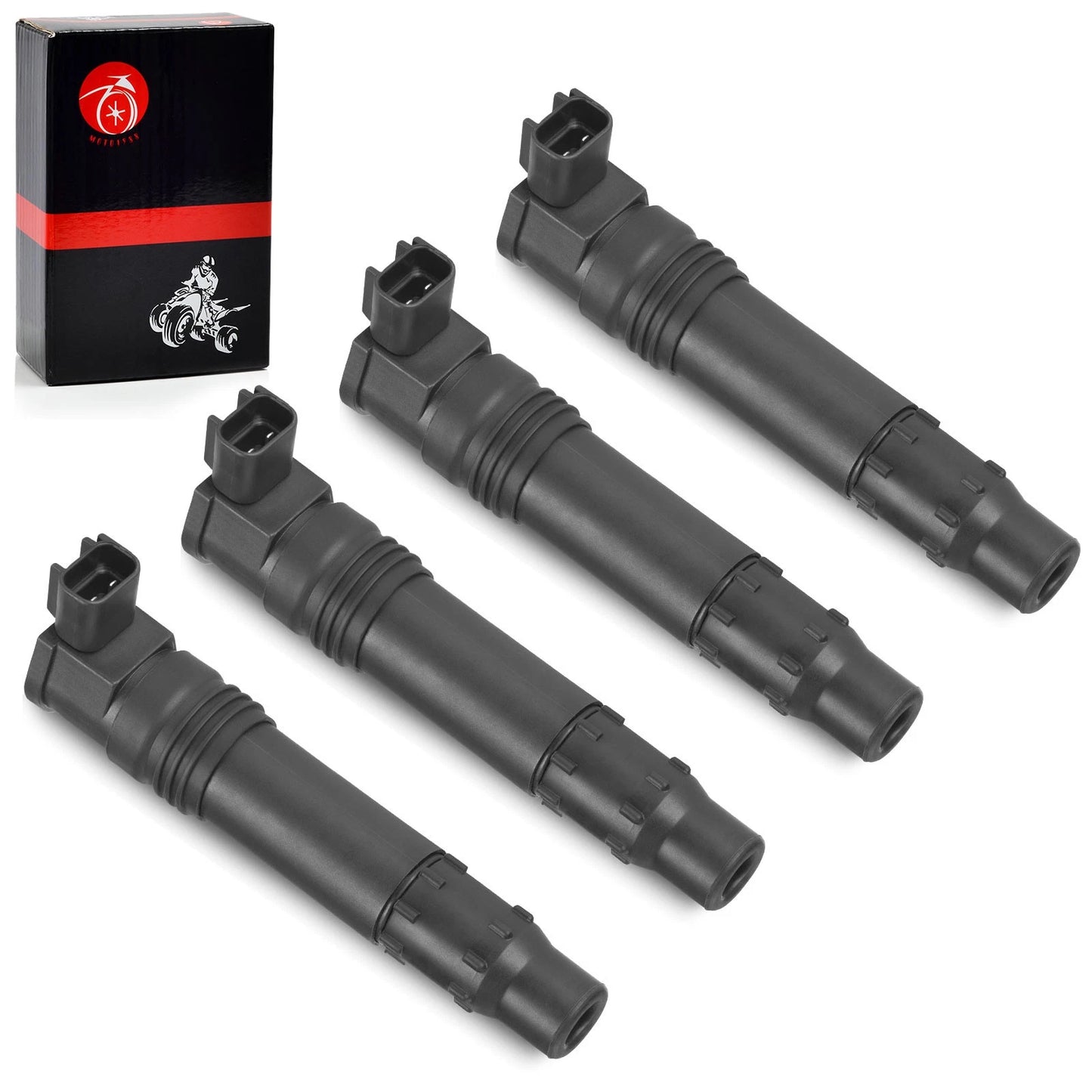4pcs/set Ignition Coils for Kawasaki Z750S, Z1000 (2003–2013)