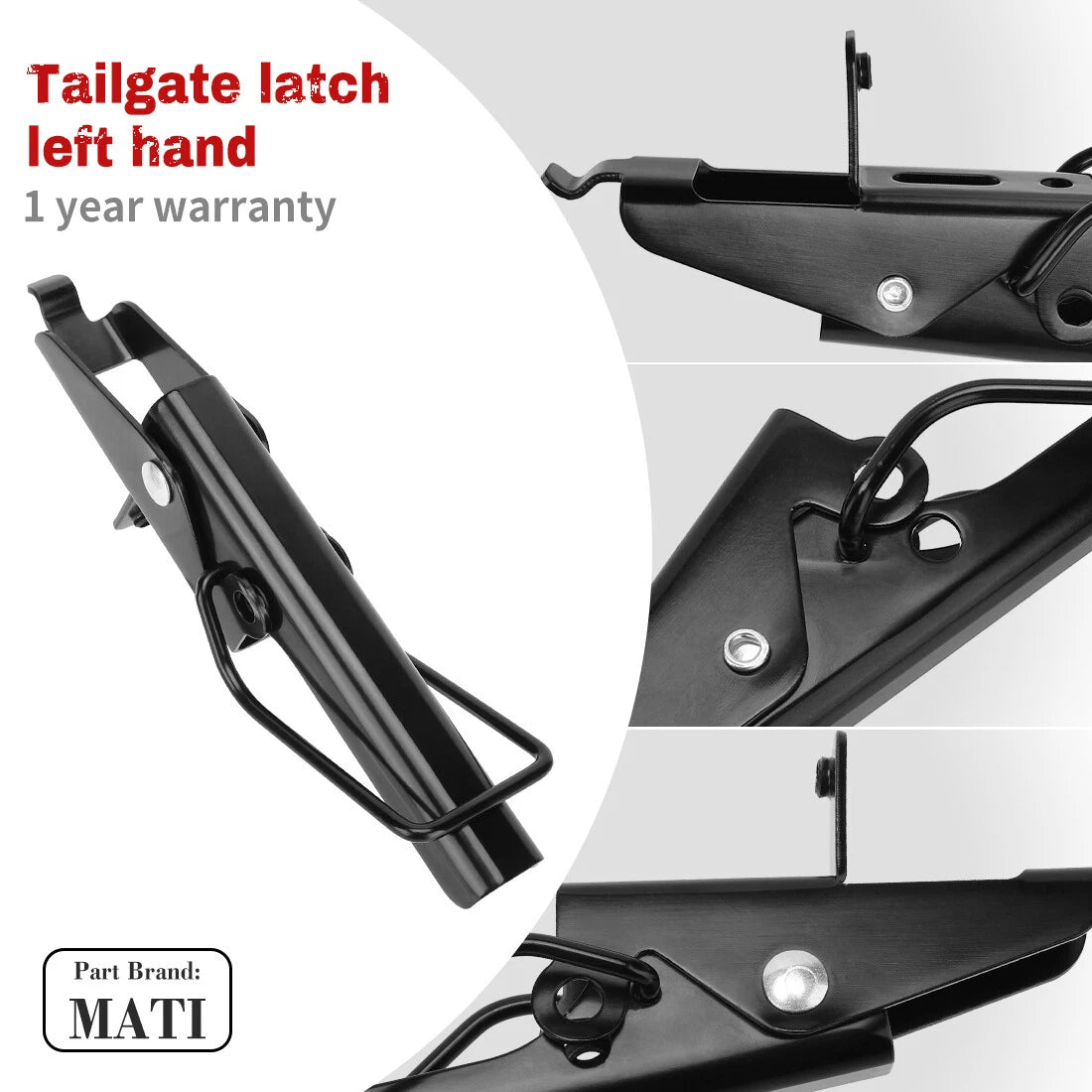 Right Hand Tailgate Latch Assembly for Ranger 500 570 800 GEM e2 e4