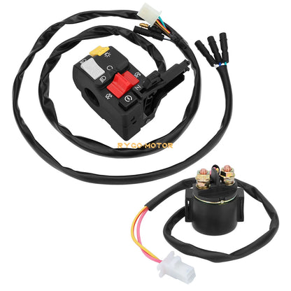 Handlebar & Starter Relay Switch for Honda FourTrax 300 TRX300 TRX300FW (1996-2000)