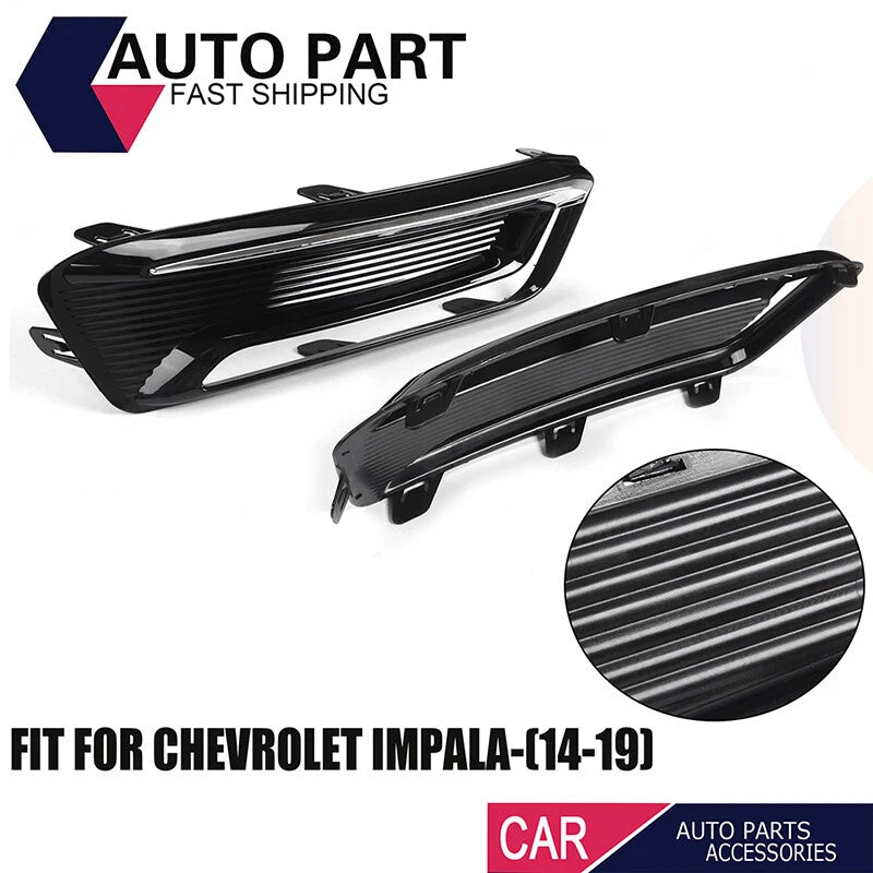 Front Bumper Fog Light Bezel Cover for Chevrolet Impala LTZ (2014-2019)