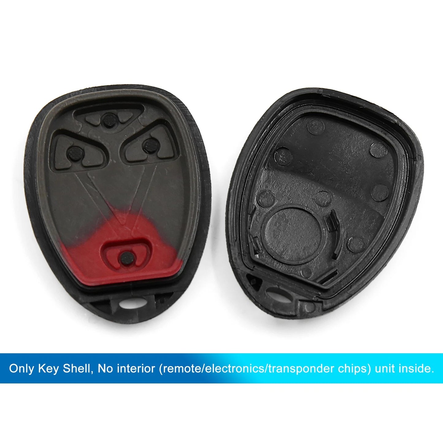 4-Key Button Key Fob Shell Case for Chevrolet HHR (2006-2011)