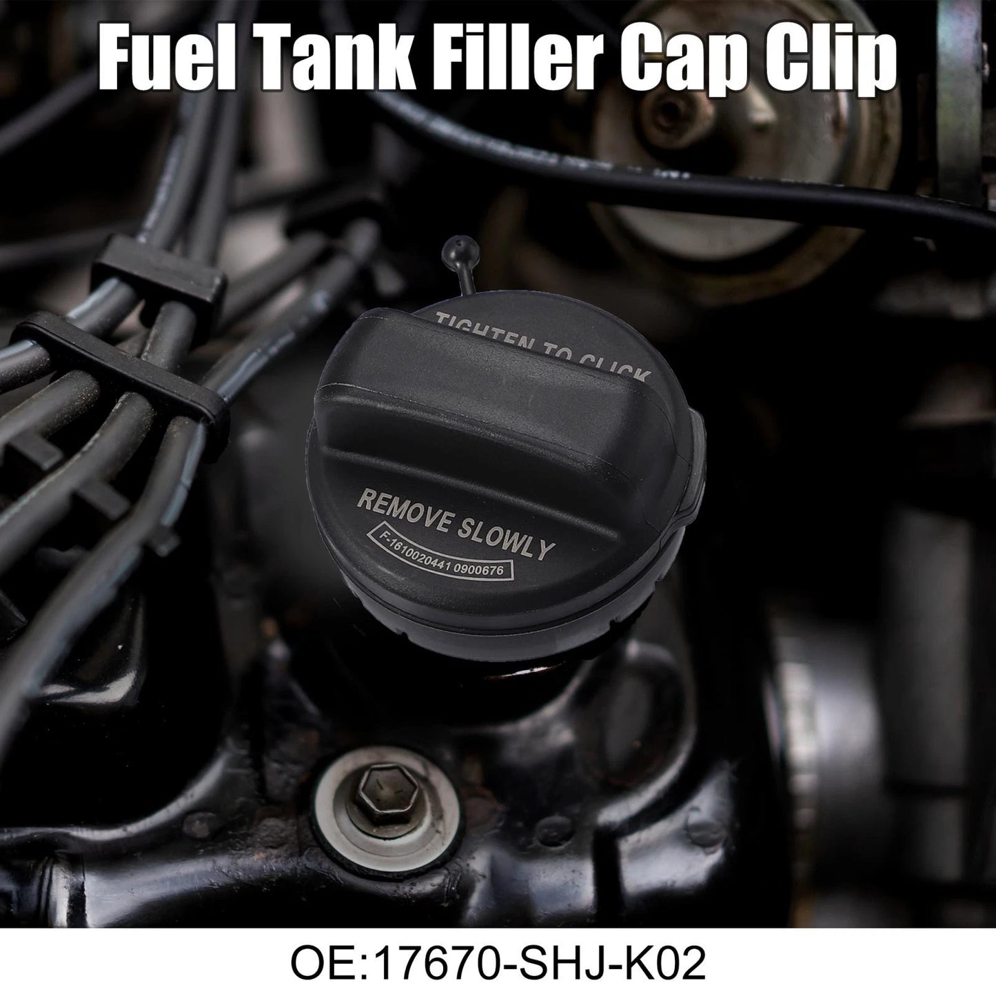 Gas Engine Oil Filler Cap Plug Cover for Honda Accord (2003-2007)