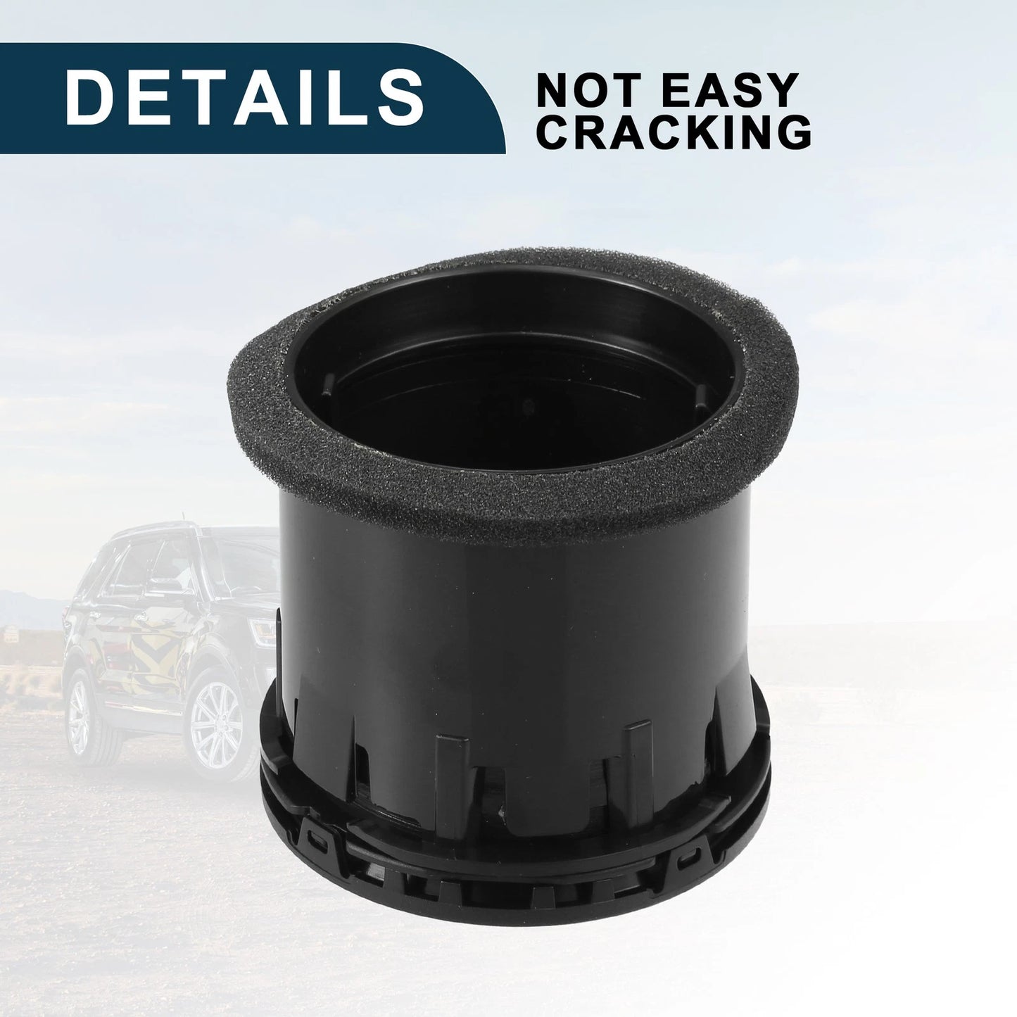 Air Vent Panel for Ford F150 2004-2008 Durable AC Grille Black