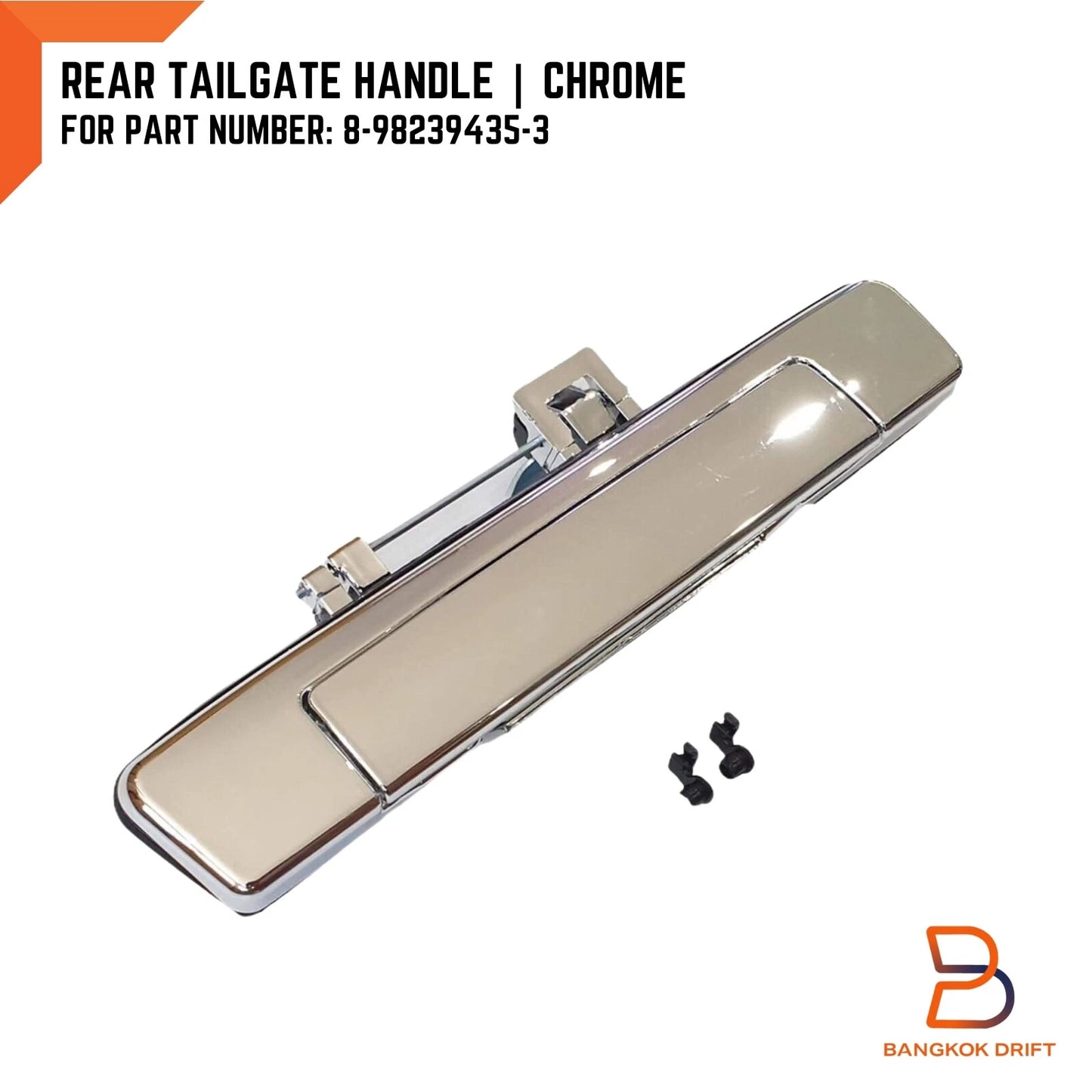 Chrome Rear Tailgate Handle for Isuzu D-Max UTE (2016-2019)