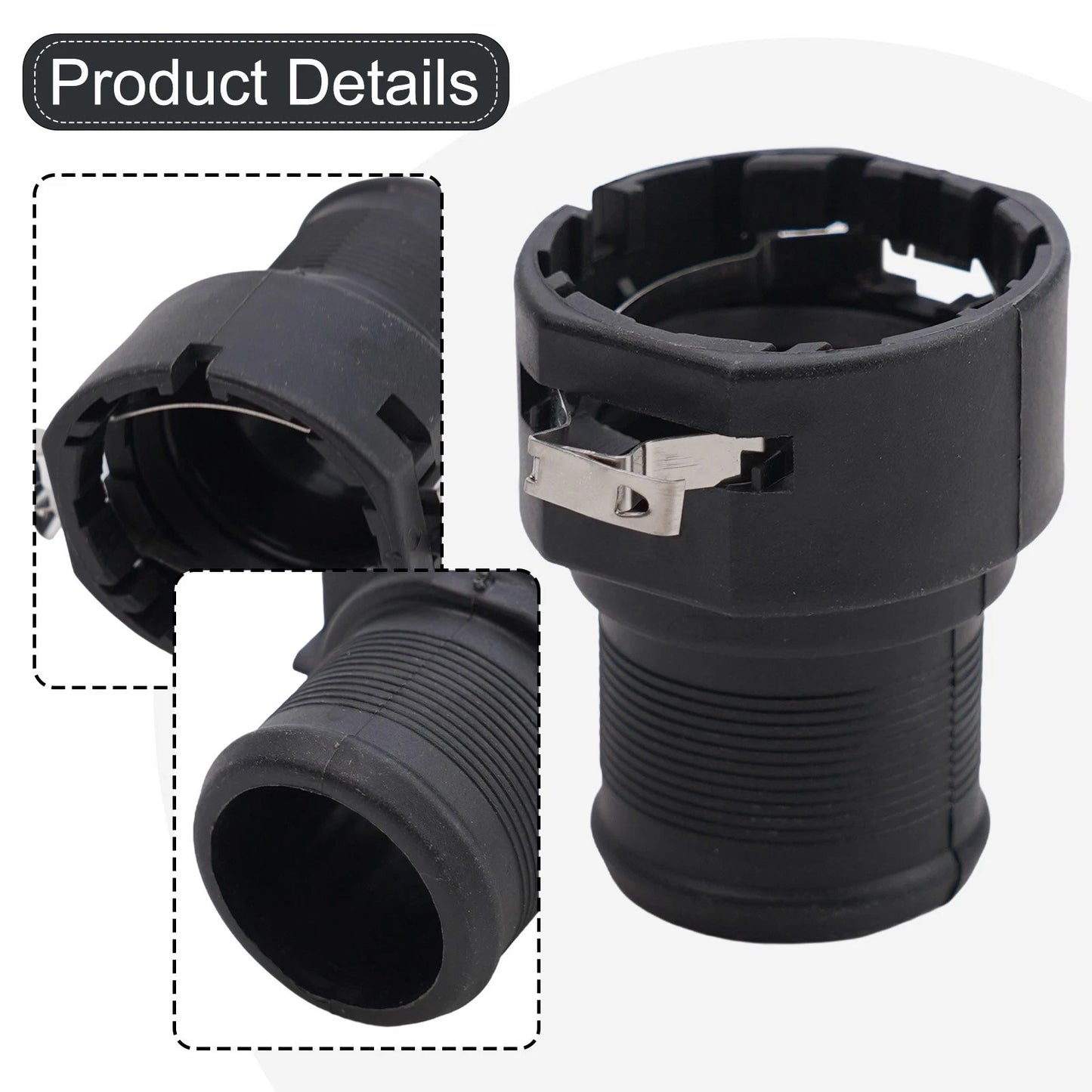 Water Tank Filler Hose Connector 1pc Black