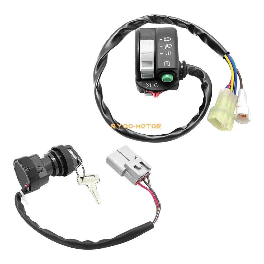 Handleabr Kill Switch & Ignition Key Switch for Yamaha Kodiak (2016–2023)