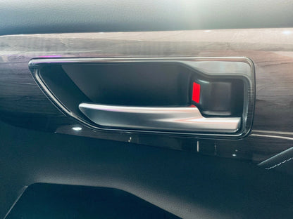 Inner Door Handle Bowl Cover for 2020-2023 Toyota Highlander - Black Steel