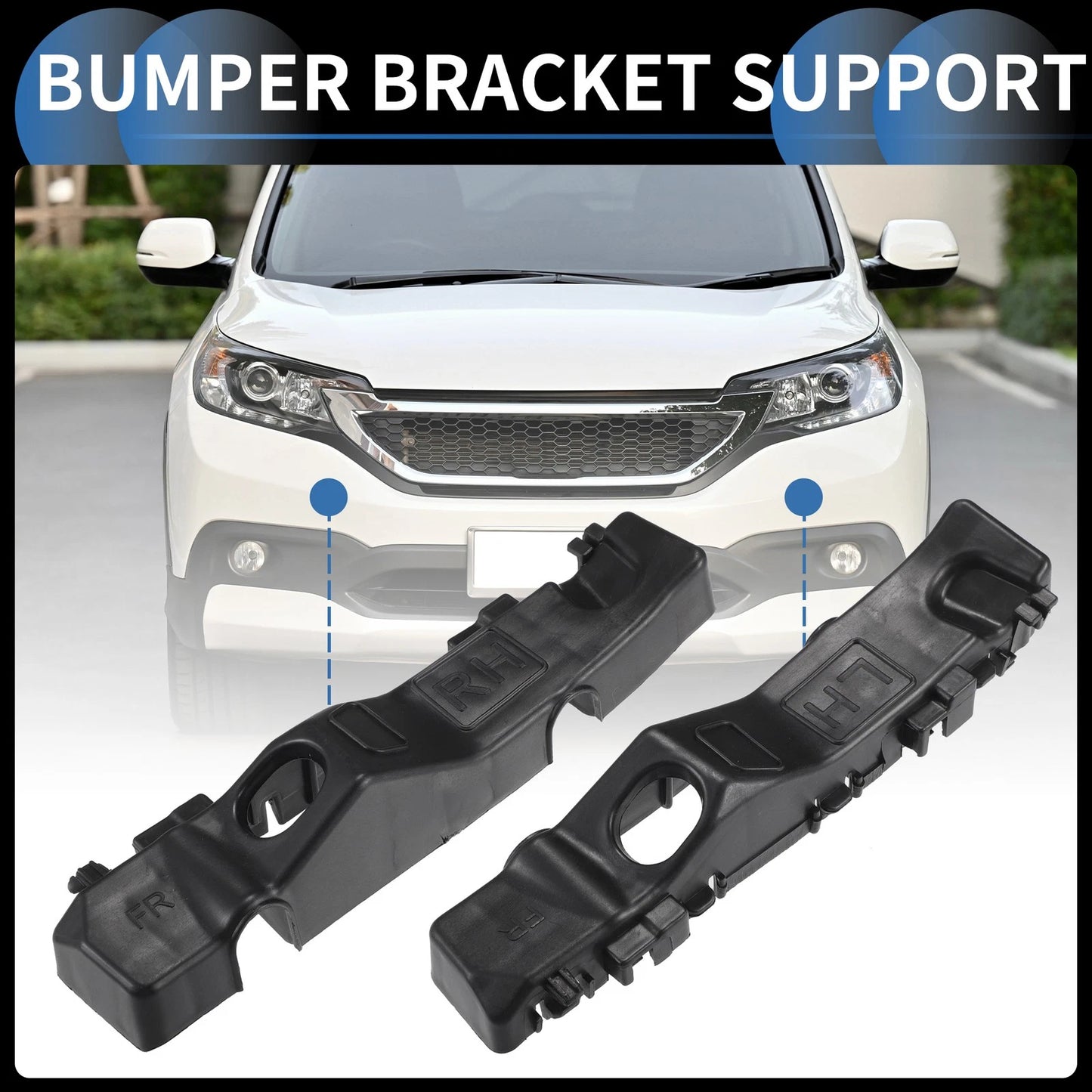 Front Bumper Retainer Bracket  for Kia Forte (2019-2021) Black