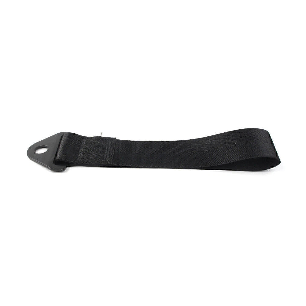 Black Racing Towing Strap Belt Rope for Universal Car Bumper