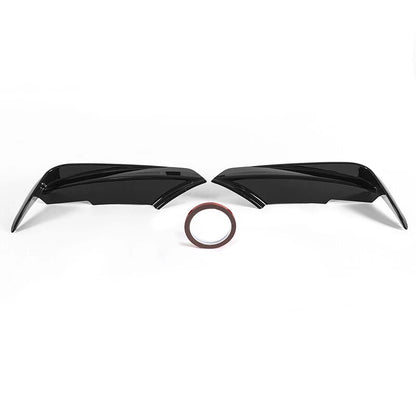 Front Bumper Upper Trim Air Vent Cover for BMW F30 F31 (2012-2018) Gloss Black