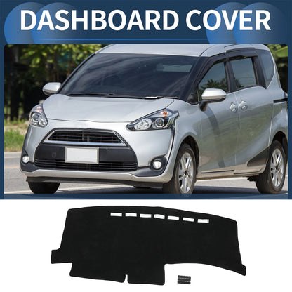 Dashboard Cover Mat for Toyota Sienta 2016-2024 Black 1 Set