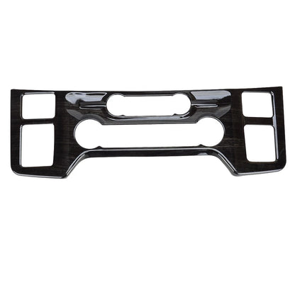 Black Wood Grain AC Control Panel Trim Cover for Ford F-150 (2015-2023)