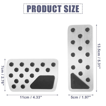 Brake Pedal Pad & Gas Accelerator Pedal Cover for Jeep (2011-2012)