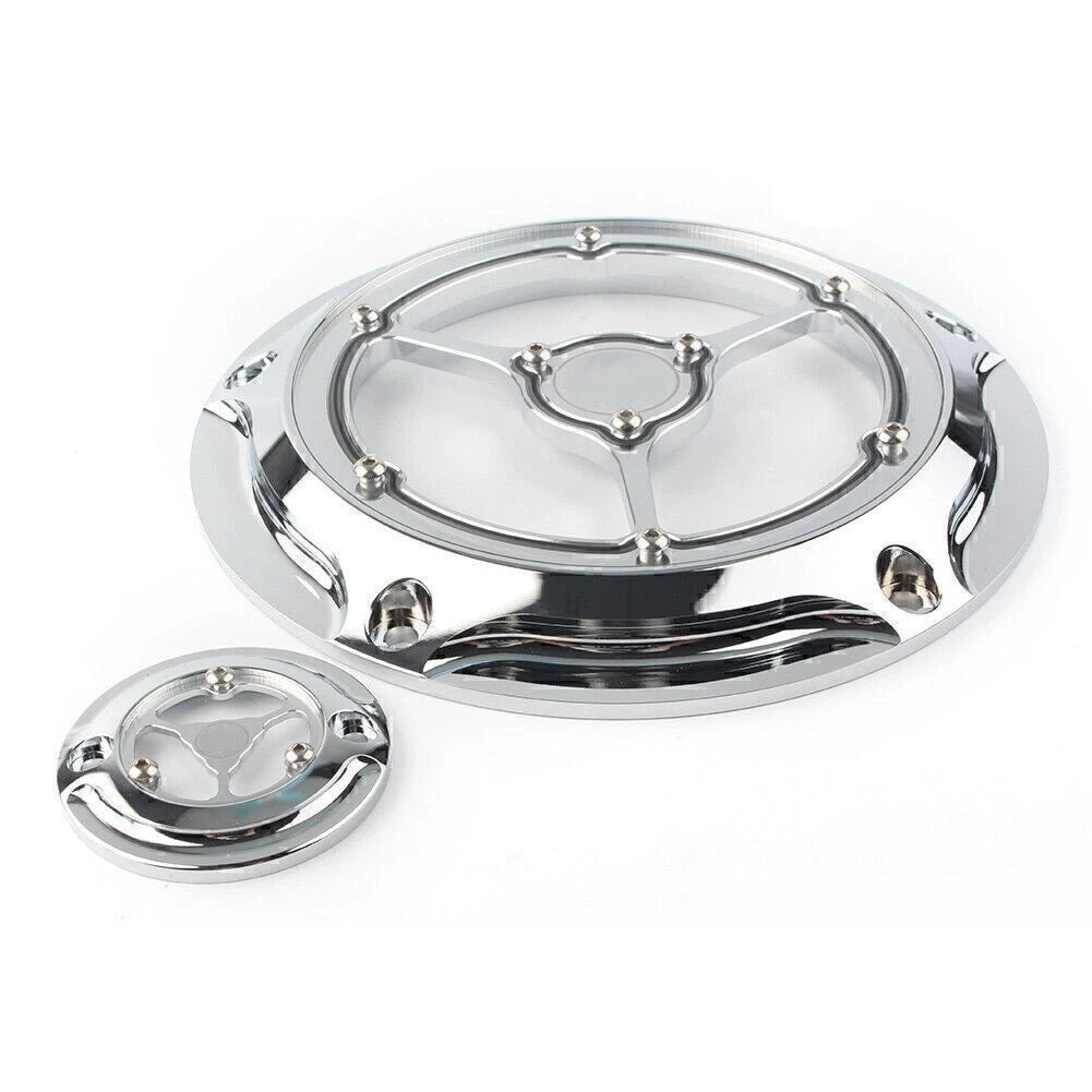 Clarity Derby & Timer Timing Covers for Harley Touring Chrome 2016-2023
