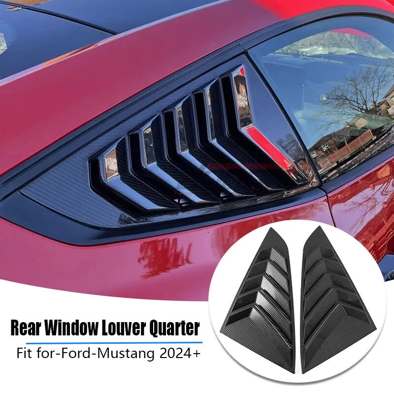 Window Louvers Scoop Cover for Ford Mustang S650 GT (2024-2025)