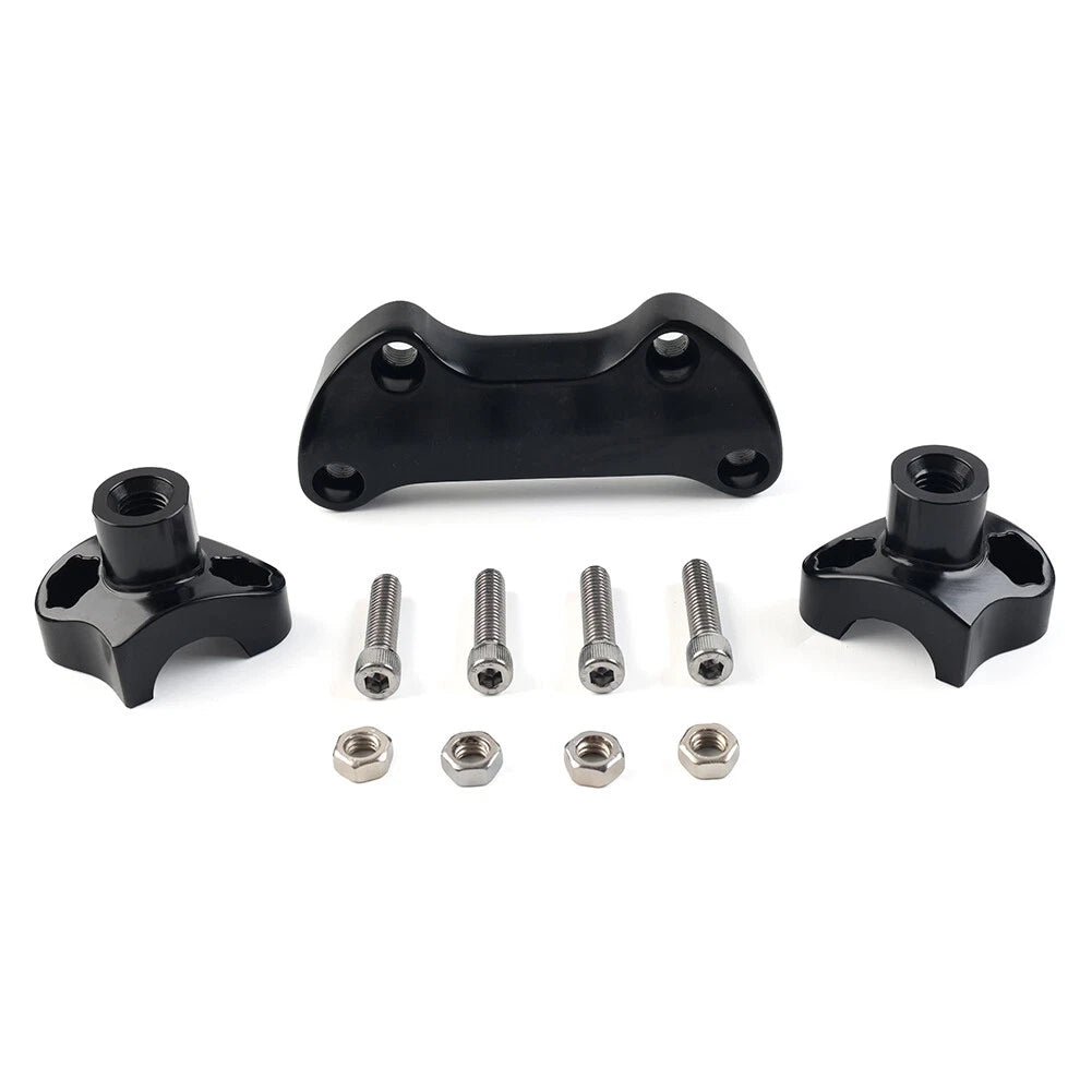 7" Handlebar Risers Top Clamp for Harley Dyna Softail Street Bob Sportster (2006-2023)