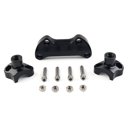 7" Handlebar Risers Top Clamp for Harley Dyna Softail Street Bob Sportster (2006-2023)